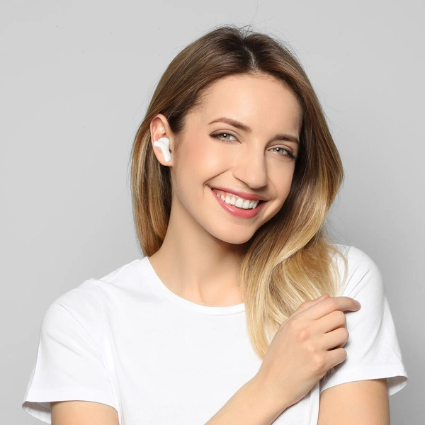 Беспроводные наушники Haylou T87 Lady Bag + Chain (голубой)