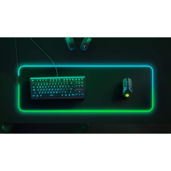 Игровой коврик STEELSERIES QcK Prism Cloth - XL RGB (63826)