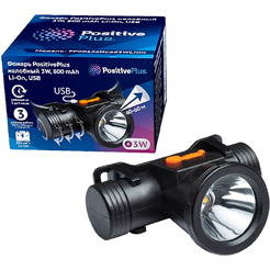 Фонарь POSITIVE PLUS PP001AcHead3WLiOn