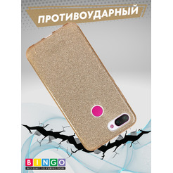 Чехол-накладка Bingo Shine для XIAOMI Mi 8 Lite (золотистый)