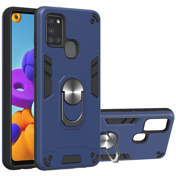 Бампер Bingo Warrior для Samsung Galaxy A21s (синий)