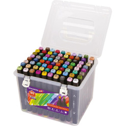 Маркеры для скетчинга двусторонние BRAUBERG ART DEBUT BLACK 152132