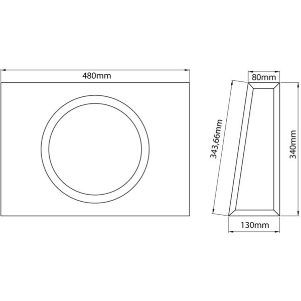 Корпусной пассивный сабвуфер MTX RTF10AS