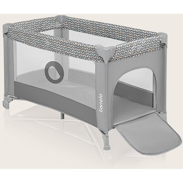 Кровать-манеж Lionelo Stefi (Grey Concrete Multicolor)