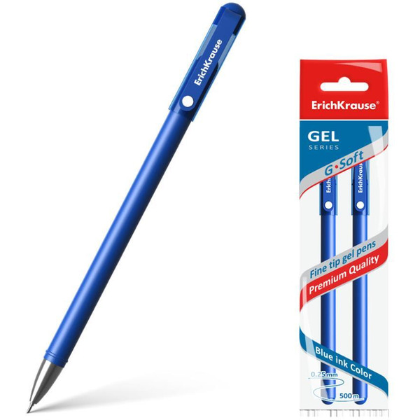 Набор гелевых ручек Erich Krause G-Tone Stick Original 39519 (2 шт)