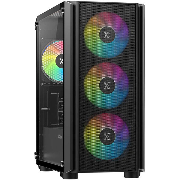 Корпус XASTRA A402M A402M-4FC12F-BK (черный)