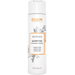 Шампунь Ollin Professional BioNika Питание и блеск 250, мл
