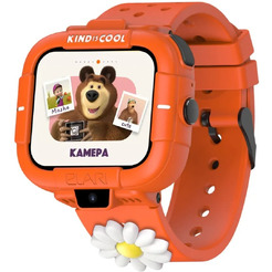Часы-телефон ELARI KIDPHONE Маша и Медведь KP-MB-ORG