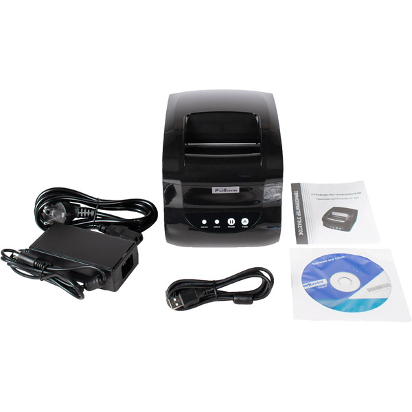 Принтер этикеток Poscenter PC-365 USB черный (71068191)