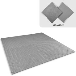 Пазл-коврик Calviano EVA 60*60*1.2 (4шт, серый)