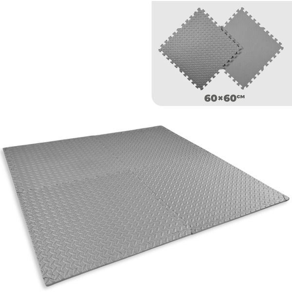 Пазл-коврик Calviano EVA 60*60*1.2 (4шт, серый)