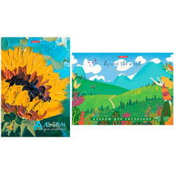 Альбом для рисования Erich Krause Discover The World и Flowers 63896 (2 шт, 40 л)