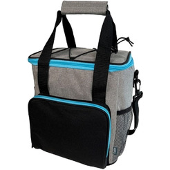 Сумка изотермическая MIRU 9048 13л (черный/серый)