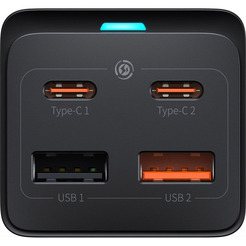 Сетевое зарядное Baseus GaN3 Pro Desktop Powerstrip AC+2U+2C 65W PSZM000901