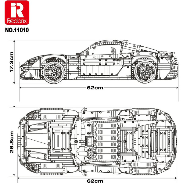 Конструктор REOBRIX Maserati GranTurismo 11010