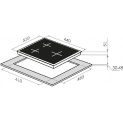 Газовая варочная панель MAUNFELD EGHG.43.33CW/G