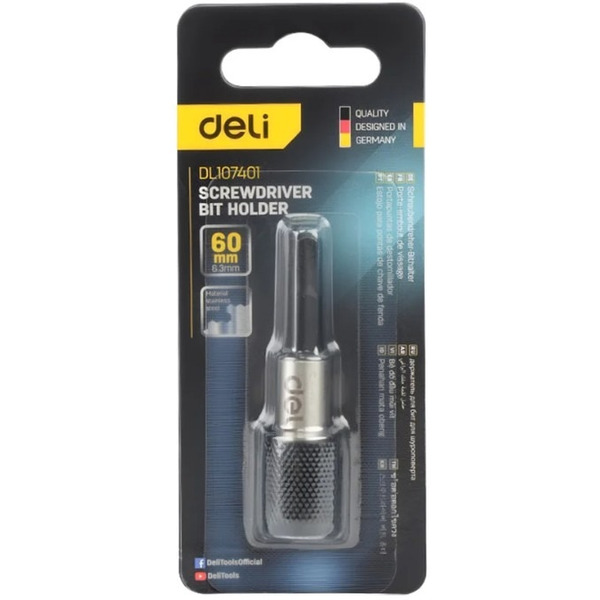 Держатель бит (насадок) магнитный Deli EDL107401