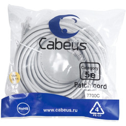 Кабель Cabeus PC-UTP-RJ45-CAT.5E-15M