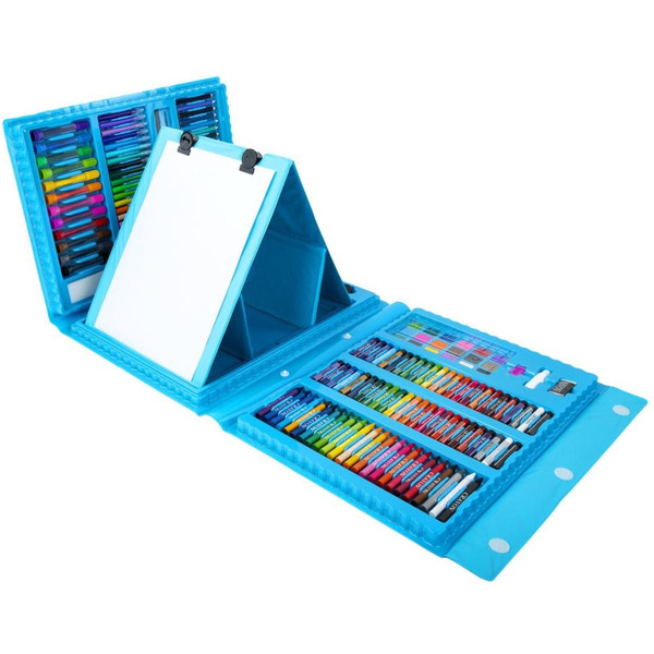 Набор ЮНОГО ХУДОЖНИКА для рисования и творчества с мольбертом ПИФАГОР 664632 (208 предметов)