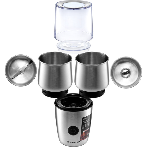 Кофемолка с капучинатором BRAYER BR1185