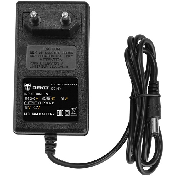Зарядное устройство Deko DC16V 065-1030 (18В)