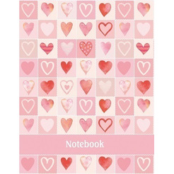 Записная книжка ФЕНИКС СЕРДЕЧКИ (43182) 96 страниц