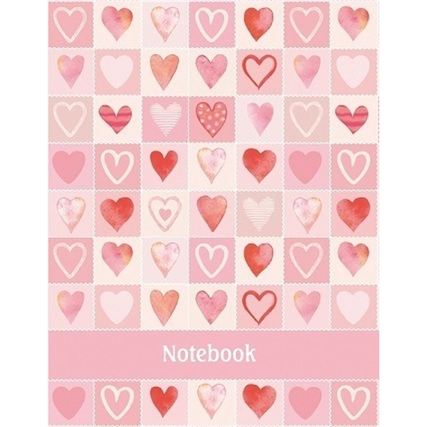 Записная книжка ФЕНИКС СЕРДЕЧКИ (43182) 96 страниц
