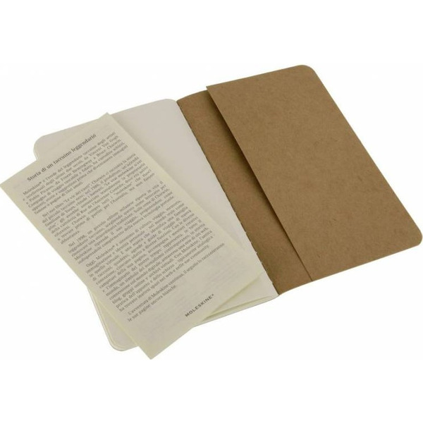 Блокнот Moleskine Cahier Journal QP413 (бежевый) 3 шт