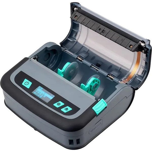 Принтер этикеток Xprinter XP-P441B (USB, Bluetooth) с чехлом и ремнём