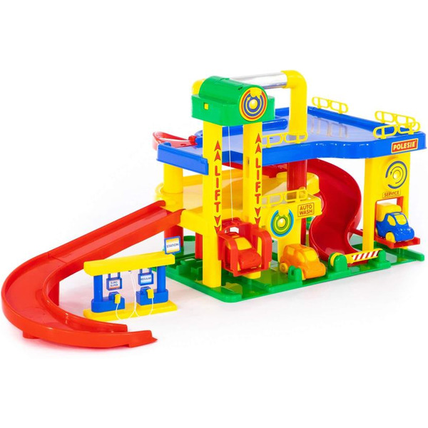 Гараж Полесье №1 с автомобилями 37824  (в коробке)