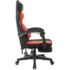 Кресло игровое ZOMBIE Weaver (черный/красный)