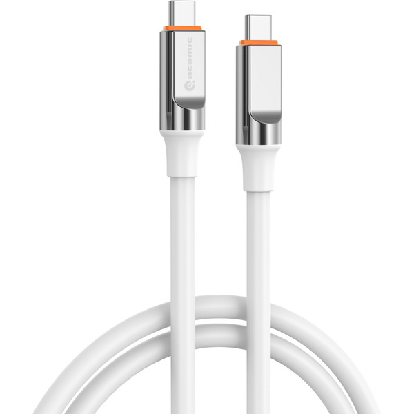 Кабель Atomic Crazy USB-C-USB-C PD 60W 30.414 (1.5м, белый)