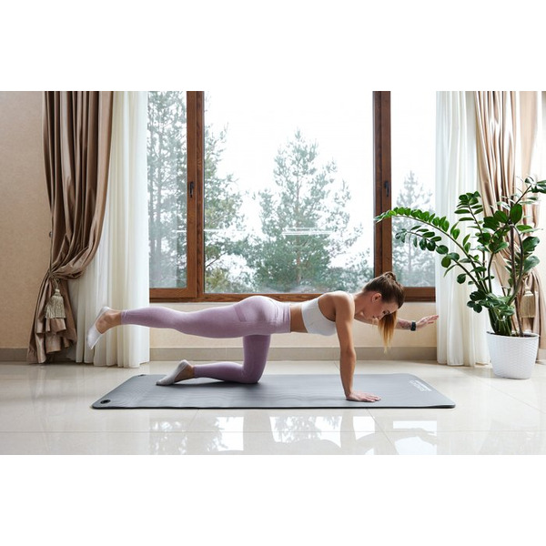 Коврик для йоги и фитнеса Sundays Fitness IR97506 (180x60x1см, зеленый)