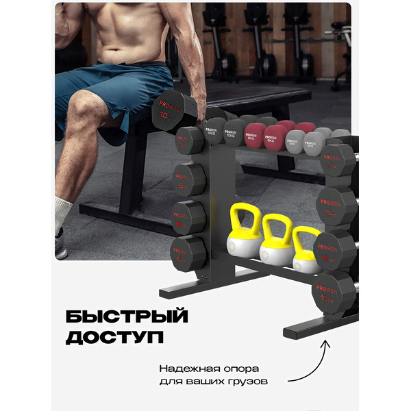 Стойка для гантелей Proiron СГ0202