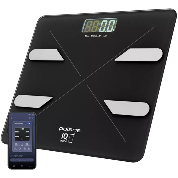 Напольные весы Polaris PWS 1898 IQ Home (черный)