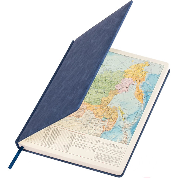 Ежедневник BRAUBERG недатированный Status 113359 (темно-синий)