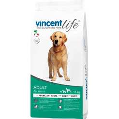 Корм для собак Vincent Life BeefAdult 789651 15 кг