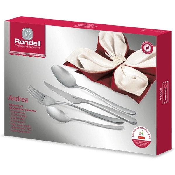 Набор столовых приборов RONDELL Andrea RD-244 24 (предмета)
