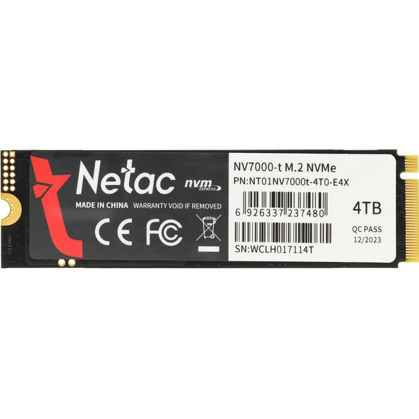 SSD Netac NV7000-t 4TB NT01NV7000T-4T0-E4X