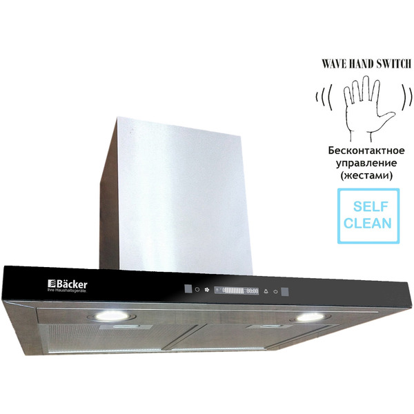 Вытяжка Backer CH60E-MC-L200 Inox BG