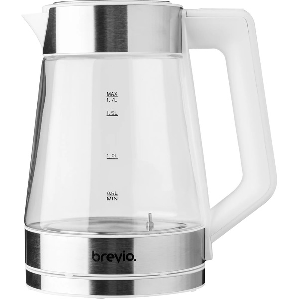 Электрочайник Brevio Glass Kettle BV8060 (белый)