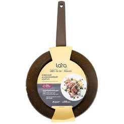 Сковорода LARA МОККО LR01-14-24