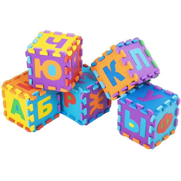 Коврик-пазл Юнландия 32 элемента 15х15см 664656