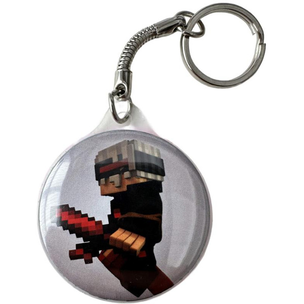 Брелок сувенирный "Дай 5 Добру" (Майнкрафт) в ассортименте