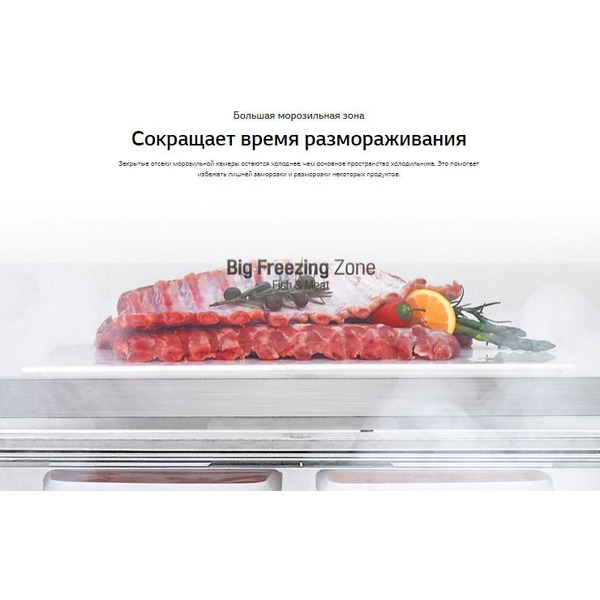 Холодильник LG DoorCooling+ GC-B569PBCM