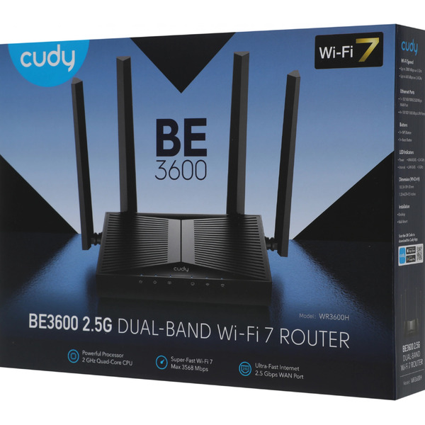 Wi-Fi роутер Cudy WR3600H