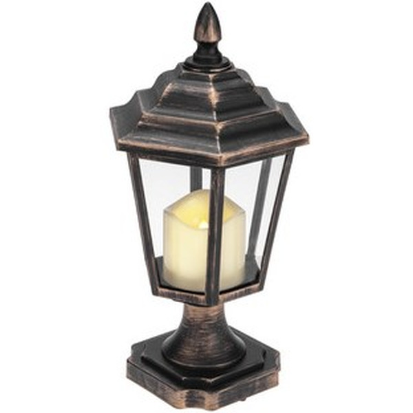 Декоративный фонарь со свечкой NEON-NIGHT на подставке 513-058