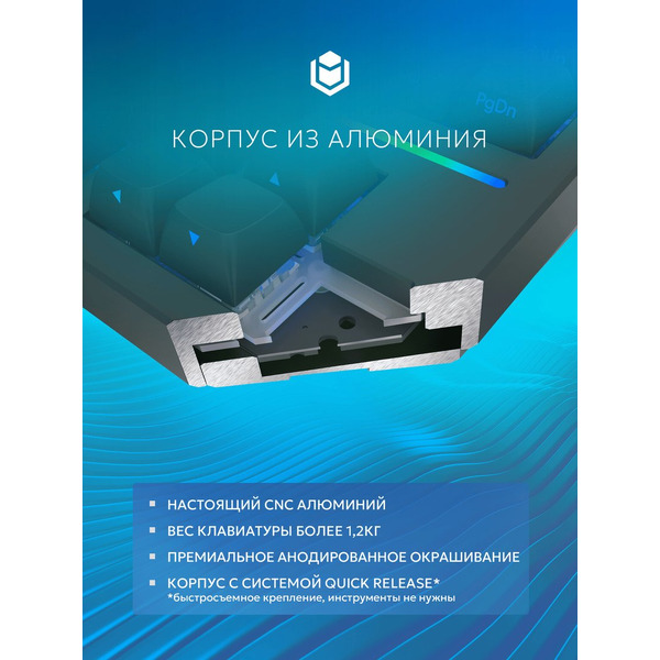 Клавиатура IO by Red Square Custom 68 g3ms Zircon io2022 (черный)