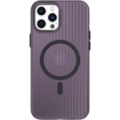 Задняя накладка CASE Translucent Strip Apple iPhone 12 Pro Max (черный)