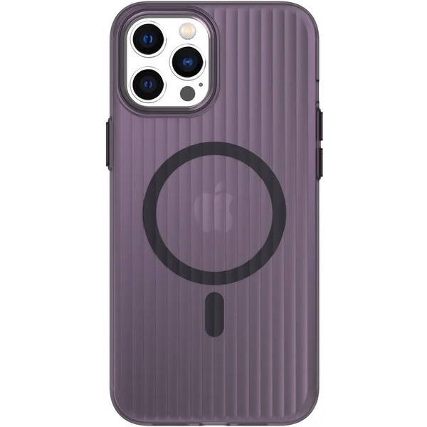 Задняя накладка CASE Translucent Strip Apple iPhone 12 Pro Max (черный)